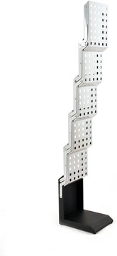 Heavy Duty Aluminum Show Rack Display Portable 5 Pockets Brochure Rack for Trade Show Exhibitions Office Retail Store